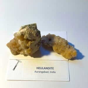 Heulandite crystal stone